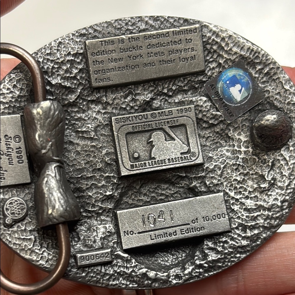 New York Mets Siskiyou 1990‎ Belt Buckle - Picture 5 of 5